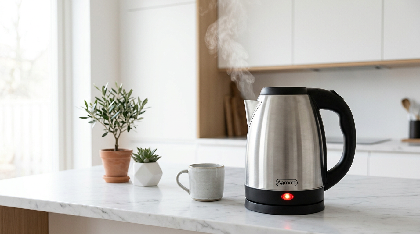 Chaleira Elétrica Smart Agrantt 1,8L Aço Inox