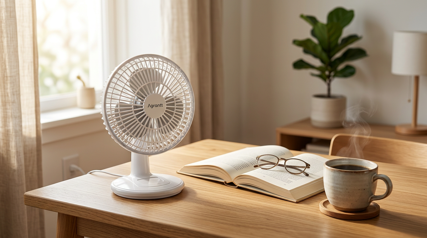 Ventilador Mini Turbo 20cm Branco