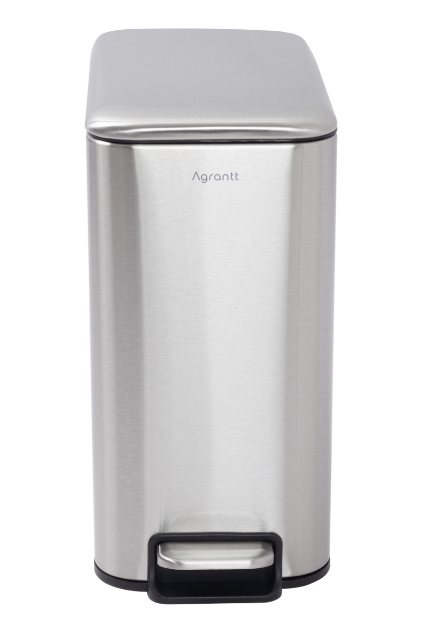 Lixeira Nuvia 5 Litros Aço Inox Escovado